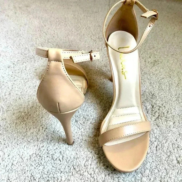 Lulu’s  Nude stiletto heels-size 7.5 - Picture 1 of 3